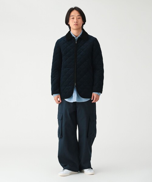 Traditional Weatherwear（トラディショナルウェザーウェア）の「【別注】Traditional Weatherwear / Corduroy Waverly（ブルゾン・メンズ・ネイビー/ブラウン・S/M/L/XL）」の12枚目の写真