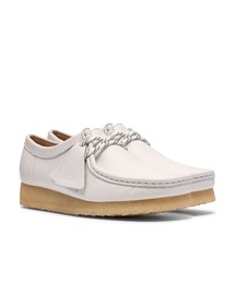 WALLABEE. WHITE GRAIN LEA