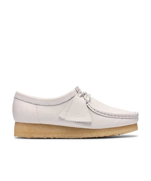 Clarks（クラークス）の「WALLABEE. WHITE GRAIN LEA（スニーカー・レディース・ホワイト・23.5cm/24.0cm/24.5cm）」の3枚目の写真