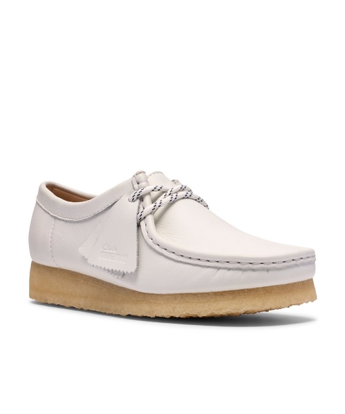 Clarks（クラークス）の「WALLABEE. WHITE GRAIN LEA（スニーカー・レディース・ホワイト・23.5cm/24.0cm/24.5cm）」の6枚目の写真