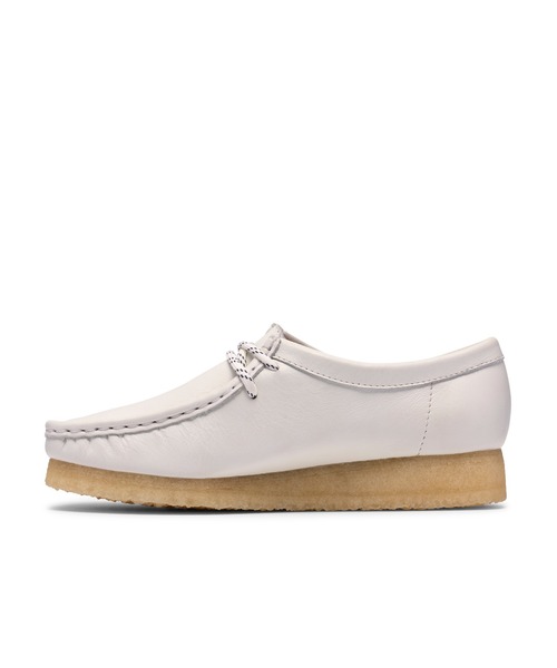 Clarks（クラークス）の「WALLABEE. WHITE GRAIN LEA（スニーカー・レディース・ホワイト・23.5cm/24.0cm/24.5cm）」の5枚目の写真