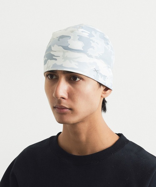 XLARGE（エクストララージ）の「SKULL CAP（ニットキャップ/ビーニー・メンズ・グレー系カモフラージュ/デザートカモ/ブラック・ONE SIZE）」の9枚目の写真