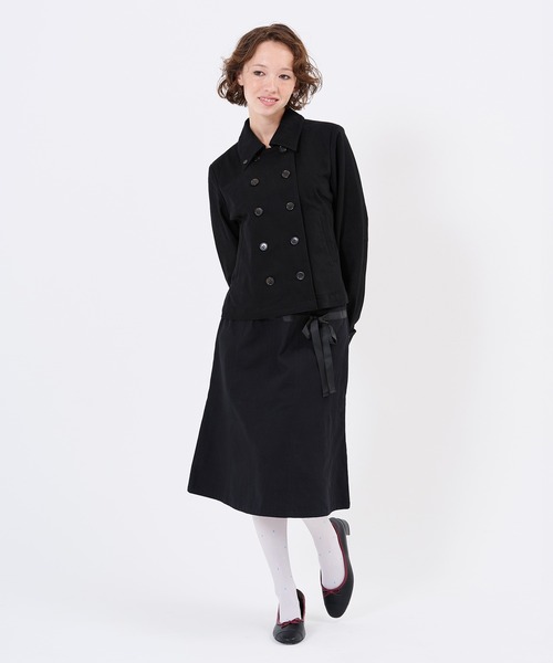 TINA:JOJUN(ティーナジョジュン)の「リボン付き チノ スカート TINA:JOJUN(スカート・レディース・ベージュ/ブラック・M/S)」の18枚目の写真