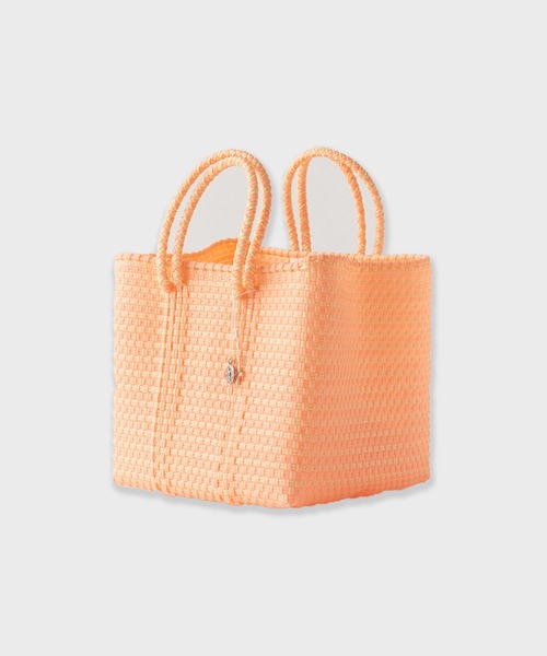 OJO DE MEX(オホデメックス)の「OJO DE MEX / Plastico CAGO Tote Cube Check 秋服 冬服(トートバッグ・メンズ・イエロー/オレンジ・FREE)」の4枚目の写真