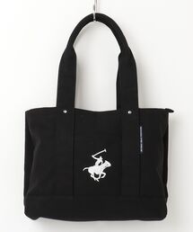 BEVERLY HILLS POLO CLUB（ビバリーヒルズポロクラブ）の「【BEVERLY HILLS POLO CLUB / ビバリーヒルズポロクラブ】16ozキャンバスロゴ刺繍 ミドルサイズ トートバッグ（トートバッグ）」