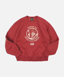 95TH FIGHTER SQ SWEATSHIRT _ BRICK RED