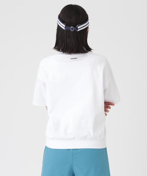 Jack Bunny!!(ジャックバニー)の「【Jack Bunny!!】HyperHelixメッシュ半袖ハーフジップカットソー (WOMENS)(スウェット・レディース・ネイビー/カーキ/ホワイト・LARGE/MEDIUM/SMALL)」の6枚目の写真