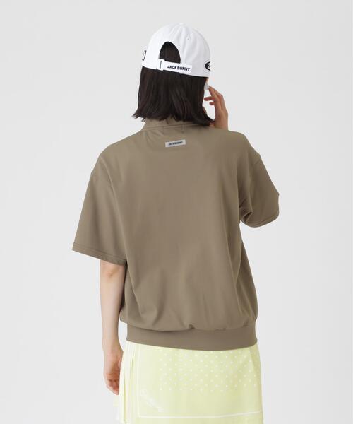 Jack Bunny!!(ジャックバニー)の「【Jack Bunny!!】HyperHelixメッシュ半袖ハーフジップカットソー (WOMENS)(スウェット・レディース・ネイビー/カーキ/ホワイト・LARGE/MEDIUM/SMALL)」の15枚目の写真