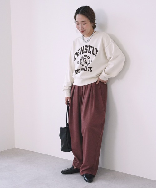 reca(レカ)の「ワッシャー加工風タックコクーンパンツ(その他パンツ・レディース・チャコール/ベージュ/ボルドー・FREE)」の21枚目の写真