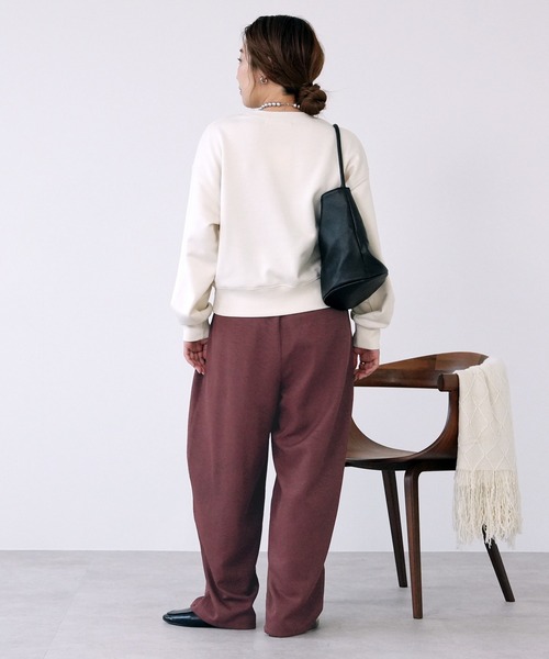 reca(レカ)の「ワッシャー加工風タックコクーンパンツ(その他パンツ・レディース・チャコール/ベージュ/ボルドー・FREE)」の22枚目の写真