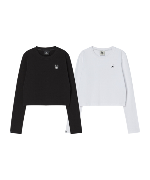 LIFE WORK(ライフワーク)の「レディース シルバーラドック長袖ショートTシャツ(Tシャツ/カットソー・レディース・ブラック/ホワイト・FREE)」の3枚目の写真
