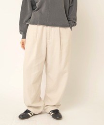 R4513 COTTON HEAVY PIQUE ワイドトラウザーズ