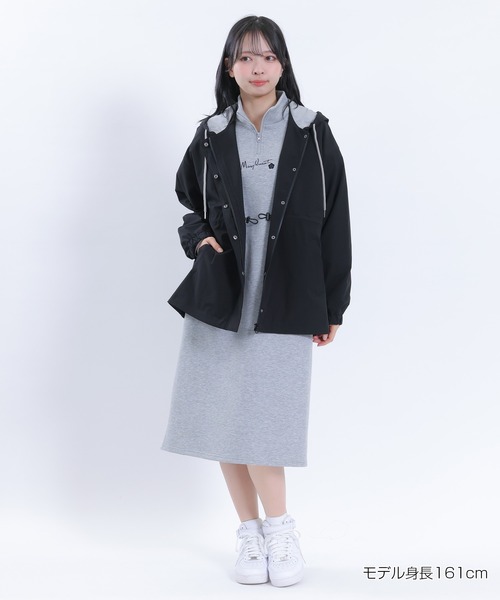 MARY QUANT(マリークワント)の「デイジーワンポイントパーカ ブルゾン(ブルゾン・レディース・アイボリー/ブラック/カーキ・M)」の18枚目の写真