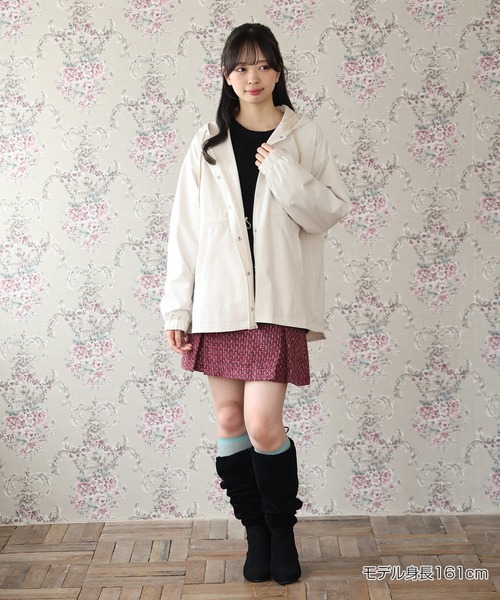 MARY QUANT(マリークワント)の「デイジーワンポイントパーカ ブルゾン(ブルゾン・レディース・アイボリー/ブラック/カーキ・M)」の10枚目の写真