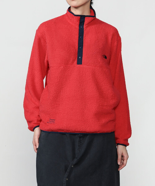 THE NORTH FACE(ザノースフェイス)の「THE NORTH FACE | GAR VERSA VEIL PULLOVER WOMEN(その他トップス・レディース・レッド/ホワイト系その他・XS)」の1枚目の写真