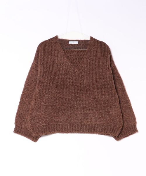 Liesse（リエス）の「【Tricots Jean Marc/トリコットジンマーク】ニット（RIALTO）（ニット/セーター・レディース・グレー/モカ/ライトピンク・FREE）」の3枚目の写真