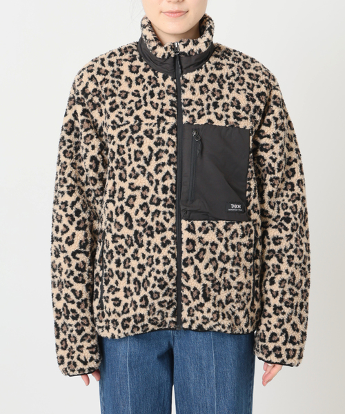 U by SPICK&SPAN(ユーバイスピックアンドスパン)の「TAION / タイオン MOUNTAIN BOA FLEECE HIGH NECK JACK(ブルゾン・レディース・ブラック/ブラウン・MEDIUM)」の7枚目の写真