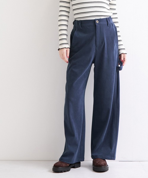 le cercle ADAM ET ROPE'(ルセルクルアダムエロペ)の「コーデュロイペインターパンツ(その他パンツ・レディース・ベージュ/ブルー/オフホワイト・FREE)」の3枚目の写真
