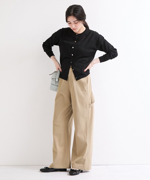 le cercle ADAM ET ROPE'(ルセルクルアダムエロペ)の「コーデュロイペインターパンツ(その他パンツ・レディース・ベージュ/ブルー/オフホワイト・FREE)」の7枚目の写真
