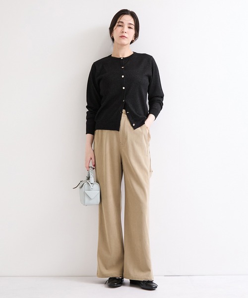 le cercle ADAM ET ROPE'(ルセルクルアダムエロペ)の「コーデュロイペインターパンツ(その他パンツ・レディース・ベージュ/ブルー/オフホワイト・FREE)」の8枚目の写真