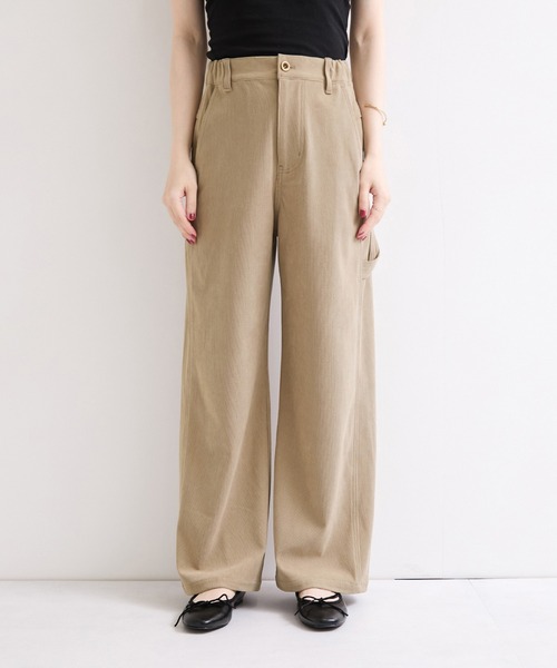 le cercle ADAM ET ROPE'(ルセルクルアダムエロペ)の「コーデュロイペインターパンツ(その他パンツ・レディース・ベージュ/ブルー/オフホワイト・FREE)」の11枚目の写真