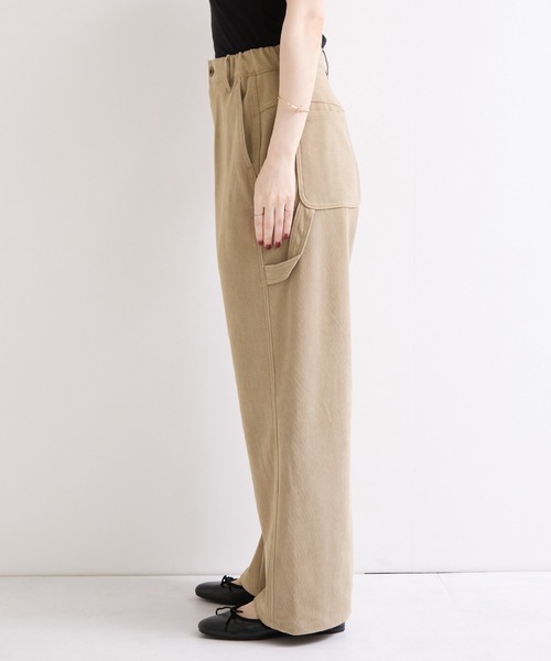 le cercle ADAM ET ROPE'(ルセルクルアダムエロペ)の「コーデュロイペインターパンツ(その他パンツ・レディース・ベージュ/ブルー/オフホワイト・FREE)」の12枚目の写真