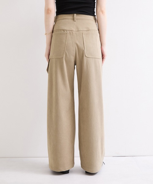 le cercle ADAM ET ROPE'(ルセルクルアダムエロペ)の「コーデュロイペインターパンツ(その他パンツ・レディース・ベージュ/ブルー/オフホワイト・FREE)」の13枚目の写真
