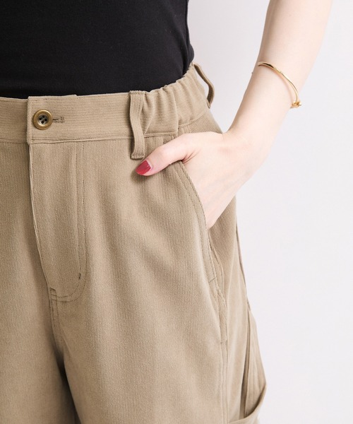 le cercle ADAM ET ROPE'(ルセルクルアダムエロペ)の「コーデュロイペインターパンツ(その他パンツ・レディース・ベージュ/ブルー/オフホワイト・FREE)」の15枚目の写真