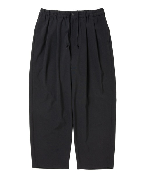 COOTIE PRODUCTIONS（クーティープロダクションズ）の「T/W 2 Tuck Easy Pants（スラックス・メンズ・ブラック/グレー・MEDIUM/SMALL/LARGE）」の2枚目の写真