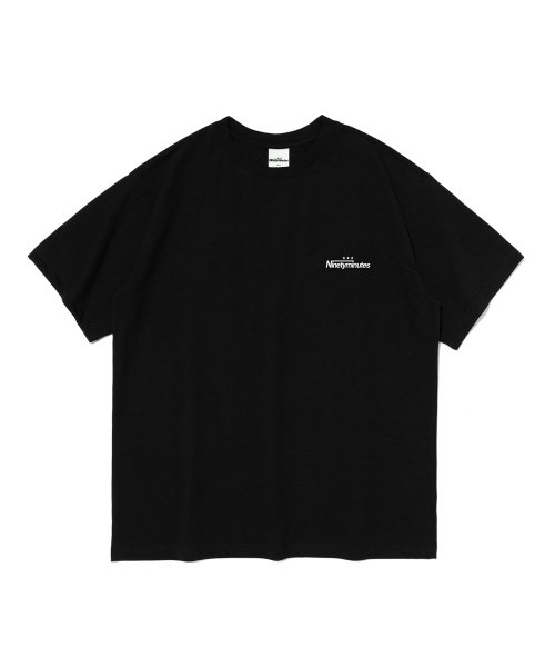 NINETYMINUTES(ナインティーミニッツ)の「シグニチャーロゴ半袖Tシャツ(ブラック)(Tシャツ/カットソー・メンズ・その他・2XL/LARGE/SMALL/MEDIUM/X-LARGE)」の1枚目の写真