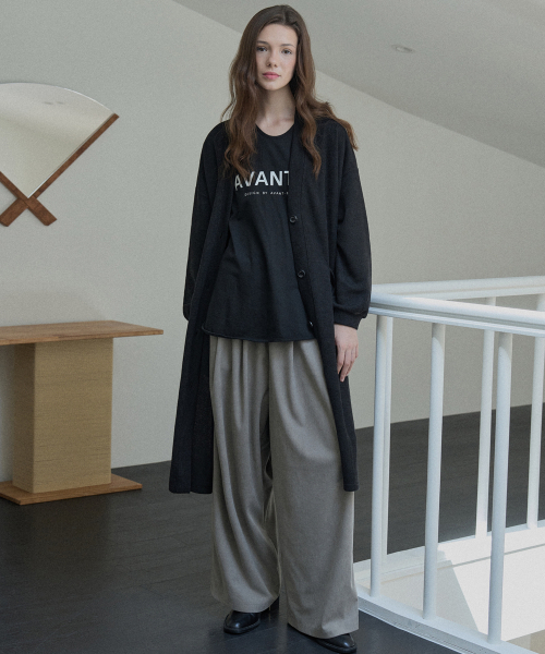 AVANT-G(アバン)の「コーデュロイ バンディング ワイドパンツ - モカ(その他パンツ・レディース・その他・FREE)」の3枚目の写真