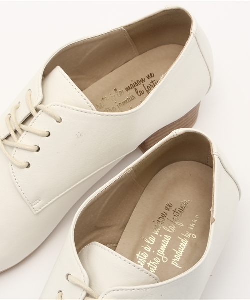 ikka（イッカ）の「合皮レースアップシューズ（ブーティ・レディース・ホワイト/ブラック/グレー・MEDIUM/LARGE）」の9枚目の写真