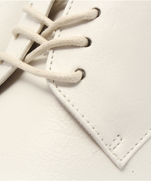 ikka（イッカ）の「合皮レースアップシューズ（ブーティ・レディース・ホワイト/ブラック/グレー・MEDIUM/LARGE）」の12枚目の写真