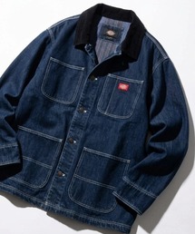 2026AW Dickies/ディッキーズ LINNED DENIM COVERALL 襟コーデュロイ デニムカバーオール