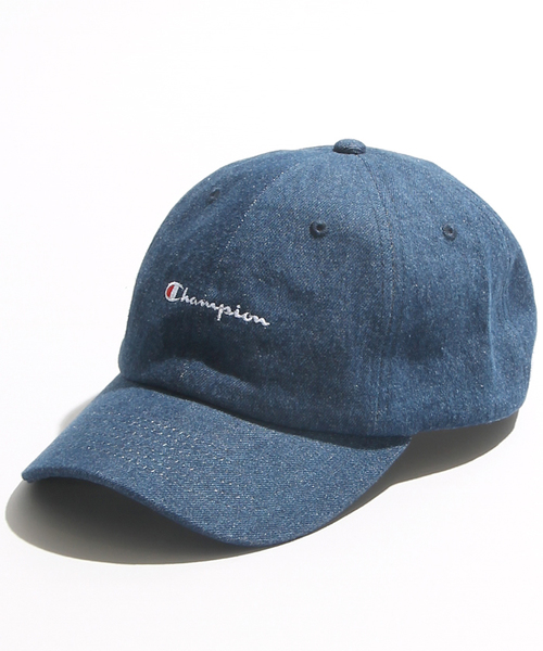 Champion（チャンピオン）の「∴WEGO/Champion LOWキャップ（キャップ・メンズ・ダークインディゴブルー/ライトインディゴブルー/ブラック/ホワイト/ライム/ライトイエロー/ライトピンク/サックスブルー・FREE）」の11枚目の写真