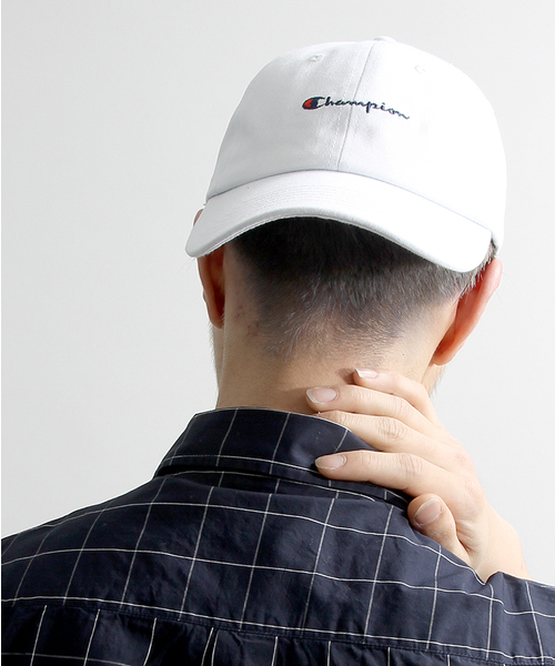 Champion（チャンピオン）の「∴WEGO/Champion LOWキャップ（キャップ・メンズ・ダークインディゴブルー/ライトインディゴブルー/ブラック/ホワイト/ライム/ライトイエロー/ライトピンク/サックスブルー・FREE）」の18枚目の写真