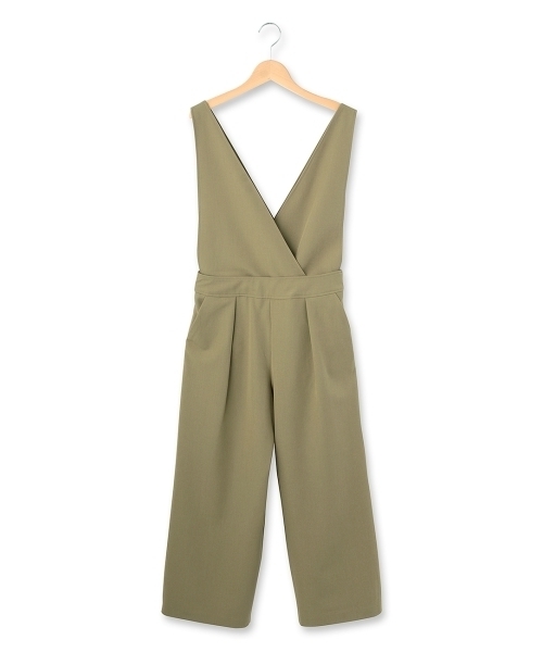 HusHusH（ハッシュアッシュ）の「ワイドサロペットパンツ（その他パンツ・レディース・グリーン/ブルー・03/02）」の2枚目の写真