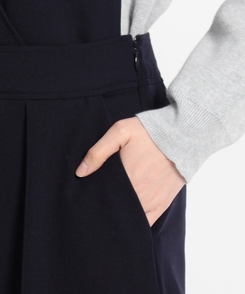 HusHusH（ハッシュアッシュ）の「ワイドサロペットパンツ（その他パンツ・レディース・グリーン/ブルー・03/02）」の3枚目の写真