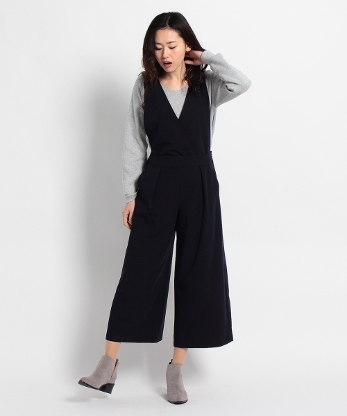 HusHusH（ハッシュアッシュ）の「ワイドサロペットパンツ（その他パンツ・レディース・グリーン/ブルー・03/02）」の7枚目の写真