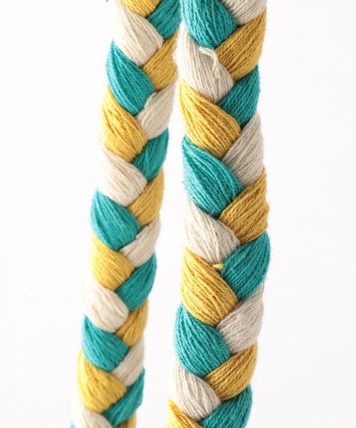 Another Edition（アナザーエディション）の「ネイティブ柄巾着ショルダーバッグ/AEBC JQ キンチャクSHLD◆（ショルダーバッグ・レディース・ブラウン/ターコイズブルー・FREE）」の8枚目の写真