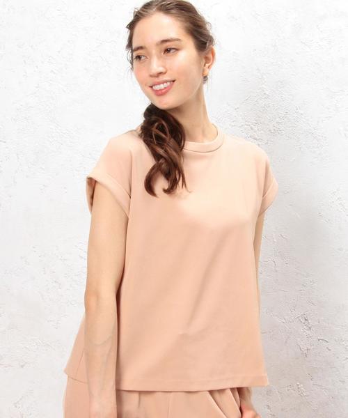 green label relaxing（グリーンレーベルリラクシング）の「KC P/PU STND/NK PO ブラウス SS -P（シャツ/ブラウス・レディース・オフホワイト/ピンク/ネイビー・FREE）」の5枚目の写真