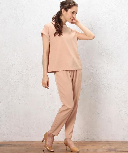 green label relaxing（グリーンレーベルリラクシング）の「KC P/PU STND/NK PO ブラウス SS -P（シャツ/ブラウス・レディース・オフホワイト/ピンク/ネイビー・FREE）」の7枚目の写真