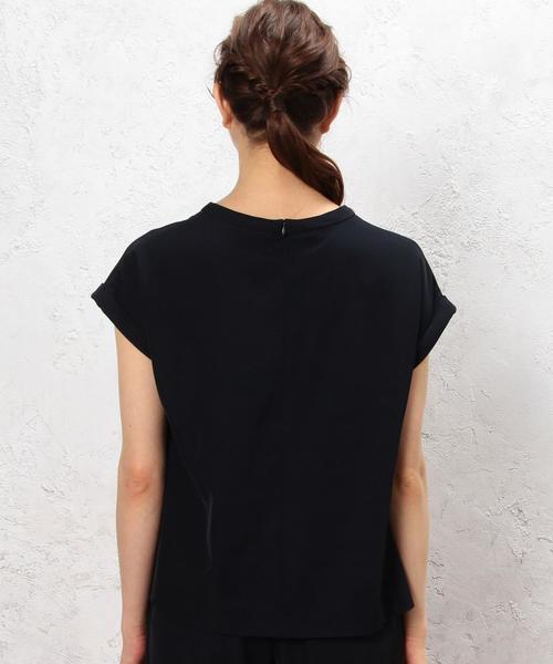 green label relaxing（グリーンレーベルリラクシング）の「KC P/PU STND/NK PO ブラウス SS -P（シャツ/ブラウス・レディース・オフホワイト/ピンク/ネイビー・FREE）」の9枚目の写真