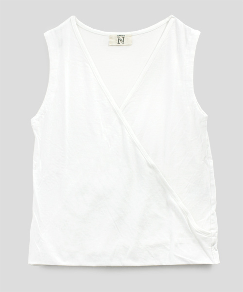 RNA-N（アールエヌエーエヌ）の「M0460 デザインノースリーブ（Tシャツ/カットソー・レディース・ブラック/ホワイト/グレー・MEDIUM）」の12枚目の写真