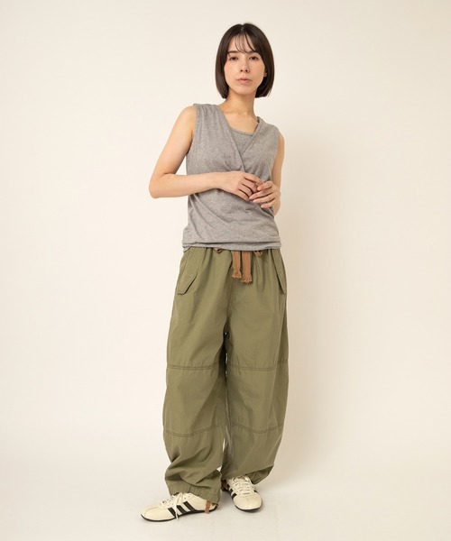 RNA-N（アールエヌエーエヌ）の「M0460 デザインノースリーブ（Tシャツ/カットソー・レディース・ブラック/ホワイト/グレー・MEDIUM）」の17枚目の写真