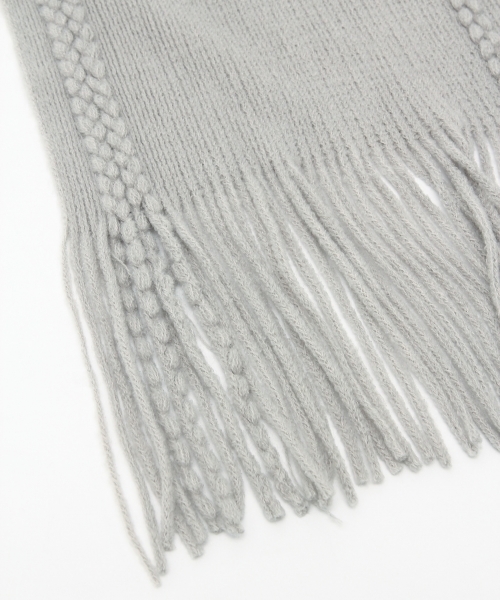 LEPSIM（レプシィム）の「シャギーガラストール　730009（ストール/ショール・レディース・オフホワイト/グレー/チャコールグレー/ベージュ/ワインレッド・ONE SIZE）」の9枚目の写真