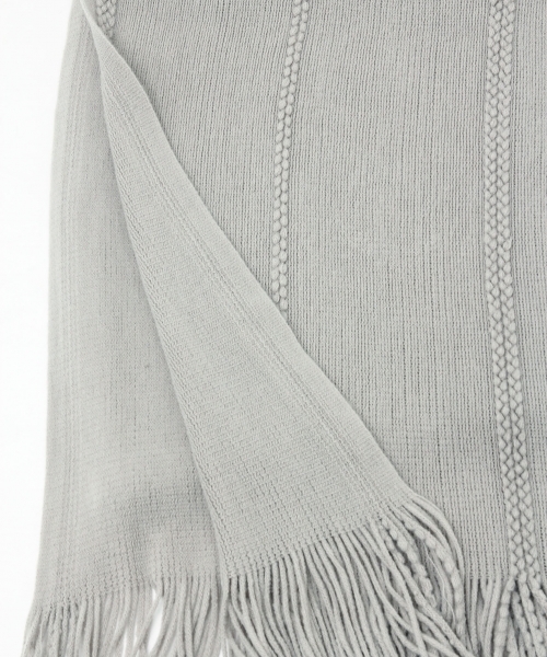 LEPSIM（レプシィム）の「シャギーガラストール　730009（ストール/ショール・レディース・オフホワイト/グレー/チャコールグレー/ベージュ/ワインレッド・ONE SIZE）」の10枚目の写真