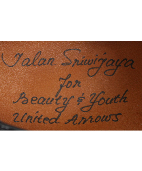 BEAUTY&YOUTH UNITED ARROWS（ビューティーアンドユースユナイテッドアローズ）の「＜Jalan Sriwijaya for BY＞ PLAIN TOE◆（ドレスシューズ・メンズ・ブラック/ワインレッド・7h/8/8h/7/9/6h/6）」の6枚目の写真