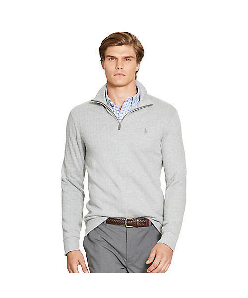 POLO RALPH LAUREN（ポロ ラルフ ローレン）の「ジャカード フリース プルオーバー（パーカー・メンズ・ライトグレー/ネイビー・X-LARGE/MEDIUM/SMALL/LARGE/X-SMALL）」の9枚目の写真