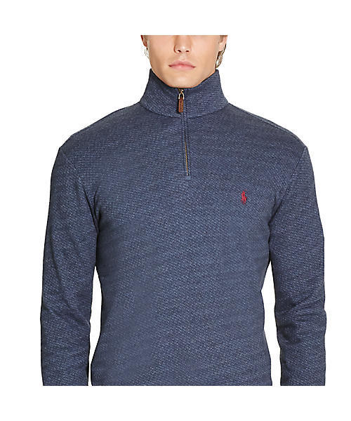 POLO RALPH LAUREN（ポロ ラルフ ローレン）の「ジャカード フリース プルオーバー（パーカー・メンズ・ライトグレー/ネイビー・X-LARGE/MEDIUM/SMALL/LARGE/X-SMALL）」の5枚目の写真